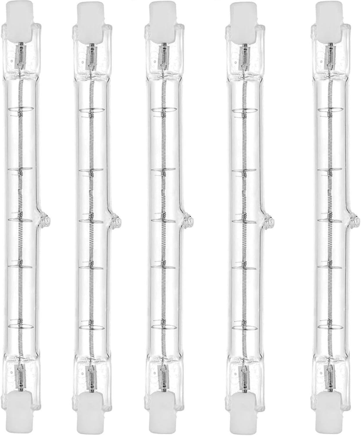 Lumetheus High Brightness LED R7S Glass Tube COB Lamp - 10W/20W, 78Mm/118Mm/189Mm Double End Replacement for Halogen Lamps 1Pcs-118Mm-20W-Warmlight