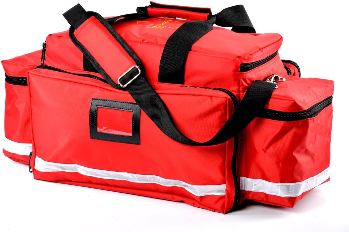Aurelius Large Capacity First Aid Responder Bag Empty EMT Trauma Bag,Emergency Supplies Not Included (Longer) image number 2