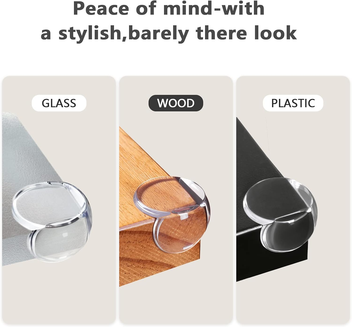 Table Corner Protector Guards for Baby Safety&pound;&not;Protectors Guards - Furniture Corner Guard & Edge Safety Bumpers - Baby Proof Bumper & Cushion to Cover Sharp Furniture & Table Edges image number 5