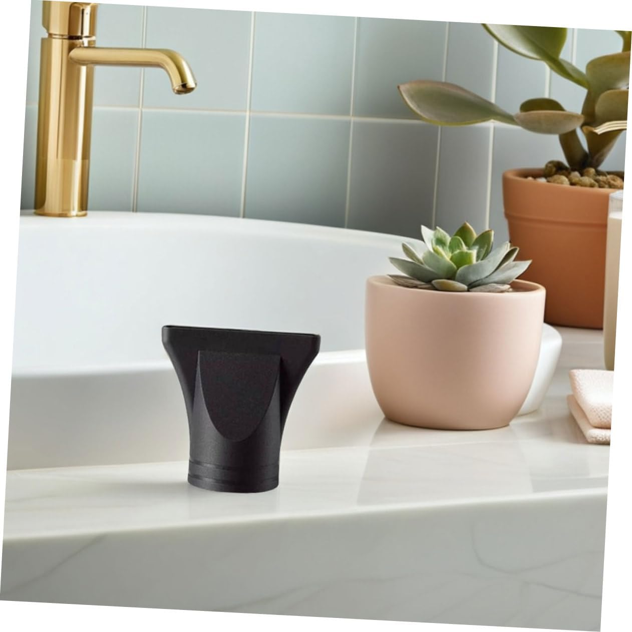 LOLIPPYY 4Pcs Professional Plastic Hair Dryer Nozzle Diffuser Hair Dryer Nozzle Attachment Concentrator Replacement Blow Flat Hairdressing Salon Styling Tool