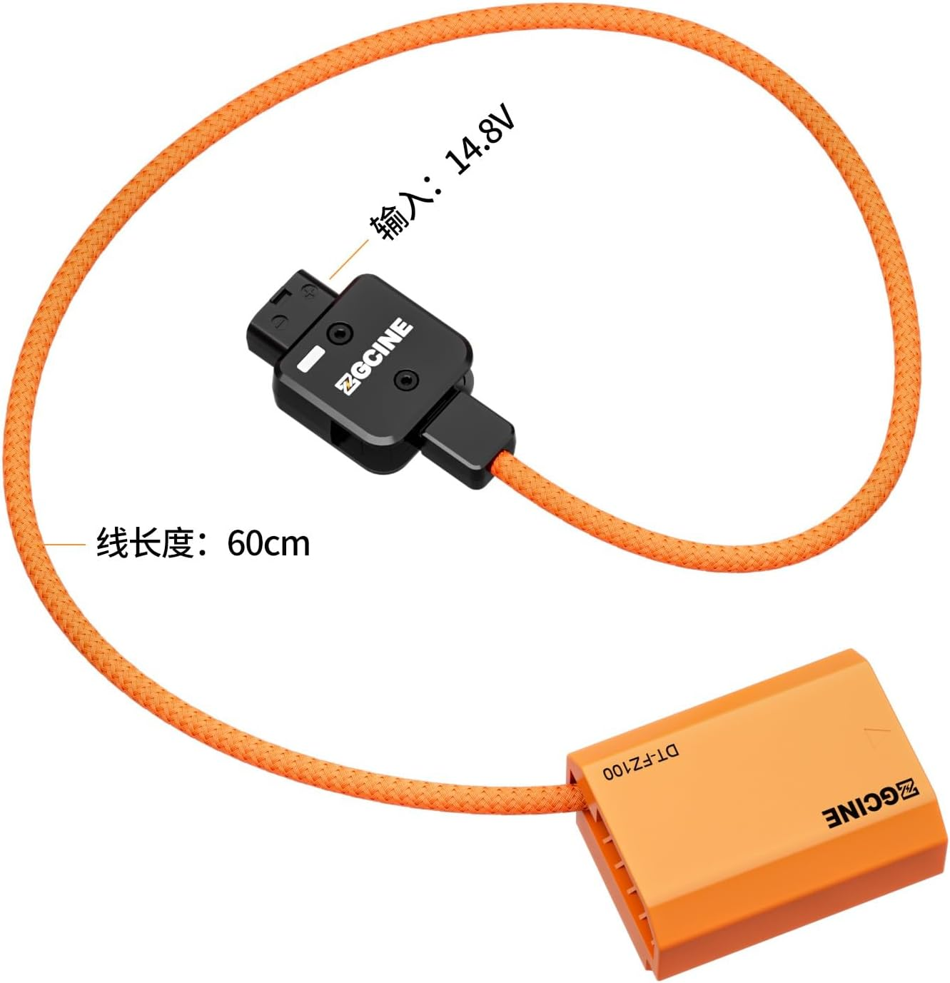 ZGCINE DT-FZ100 D-Tap to NP-FZ100 Dummy with Braided Wire P8B4