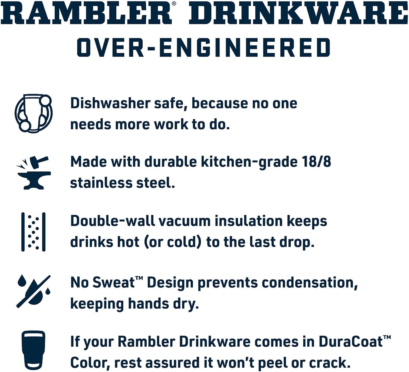 YETI Rambler 10 Oz Stackable Mug, Vacuum Insulated, Stainless Steel with Magslider Lid, Big Sky Blue image number 3