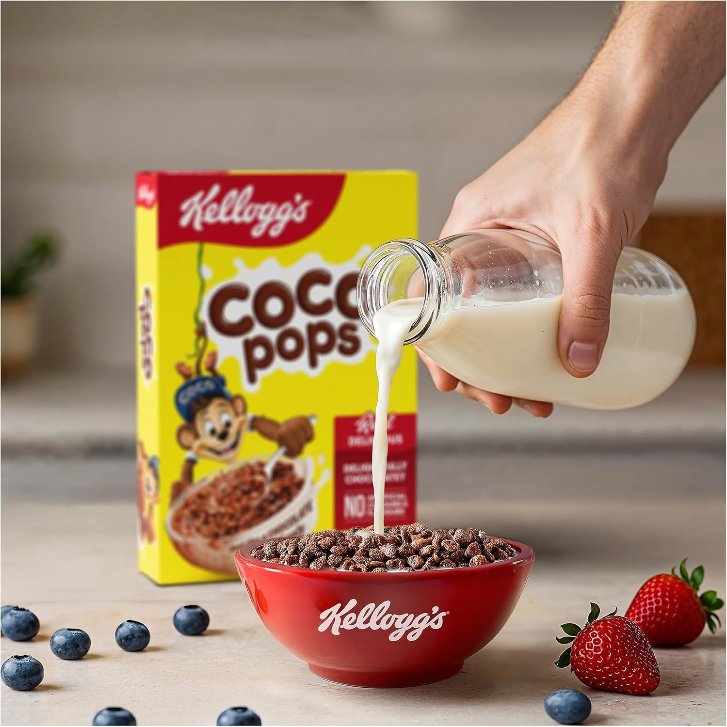 Kellogg'S Coco Pops Chocolatey Breakfast Cereal, 650G image number 3