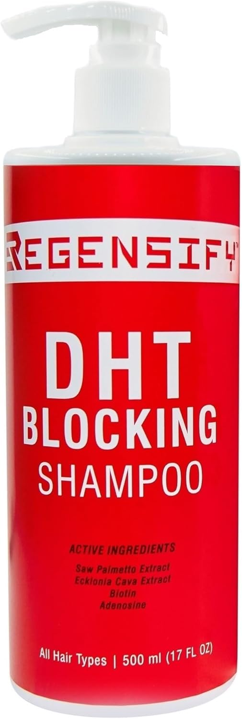 REGENSIFY DHT Blocking Shampoo 500 Ml (17 FL Oz) [Adenosine Shampoo with Biotin & DHT Blockers]