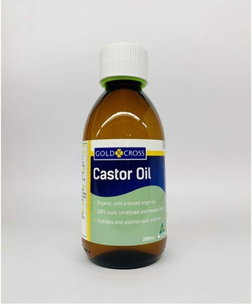 Gold Cross Castor Oil Liquid 200 Ml