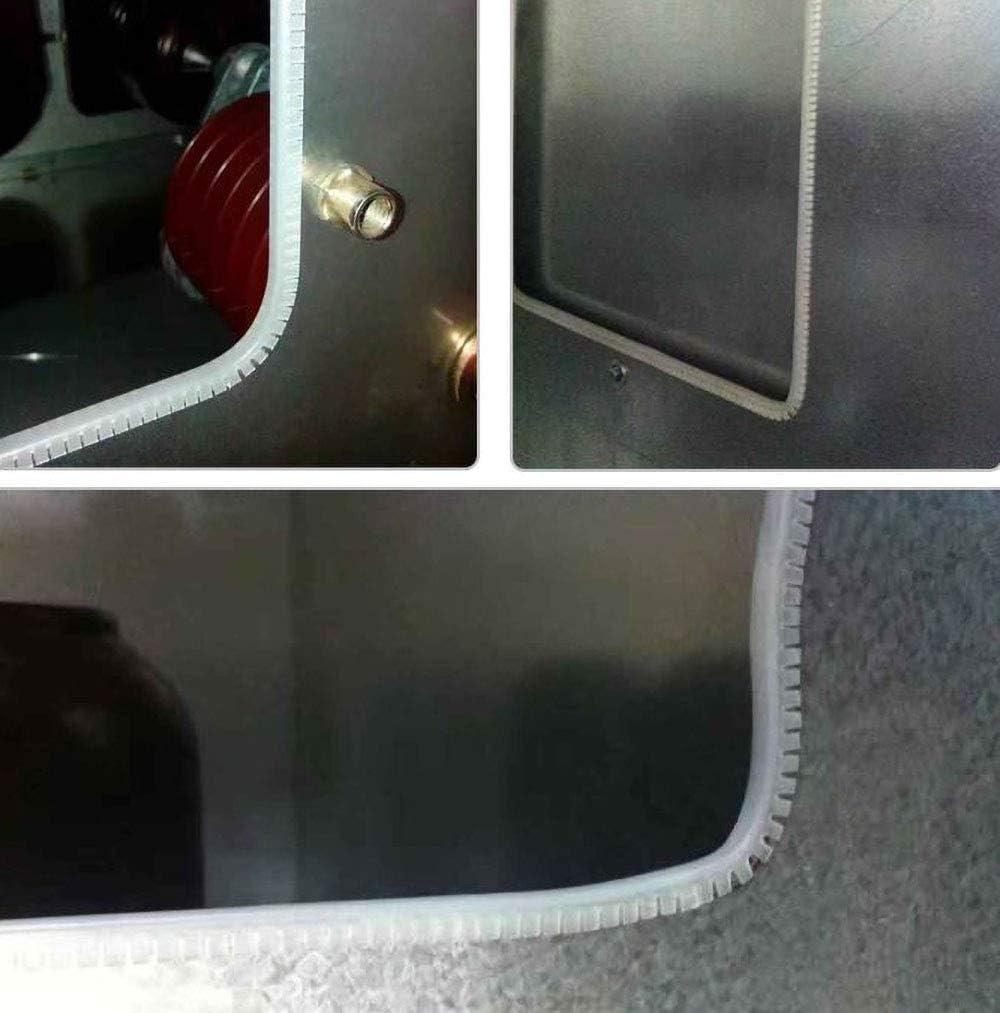 Tueascallk Flexible Sharp and Rough Edge Trim Protector, Push-In Edge Shield for Steel Panels, Wood Panels, Glass and Plastic Panels, Fits 0.03"-0.045" Thickness Edge, Black, White, 32' image number 1