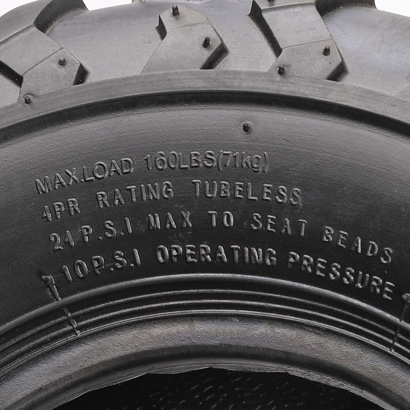 YC Yier 145/70-6 ATV UTV 145/70X6 All Terrain Tire 4PR Tubeless 145X70X6 for Coleman CC100X Ct100U Baja Dirt Bug Doodle Bug DB30 Mini Bike Kazuma Roketa 110Cc 125Cc ATV Quad Go Kart Taotao (1Pc) image number 4