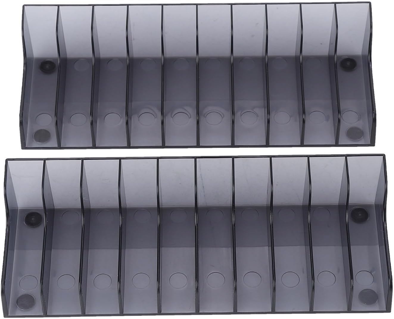 2Pcs Game Card Storage Stand, ABS Game Card Desktop Storage Bracket Large Capacity Game Card Holder for PS4, Slim, PRO image number 4