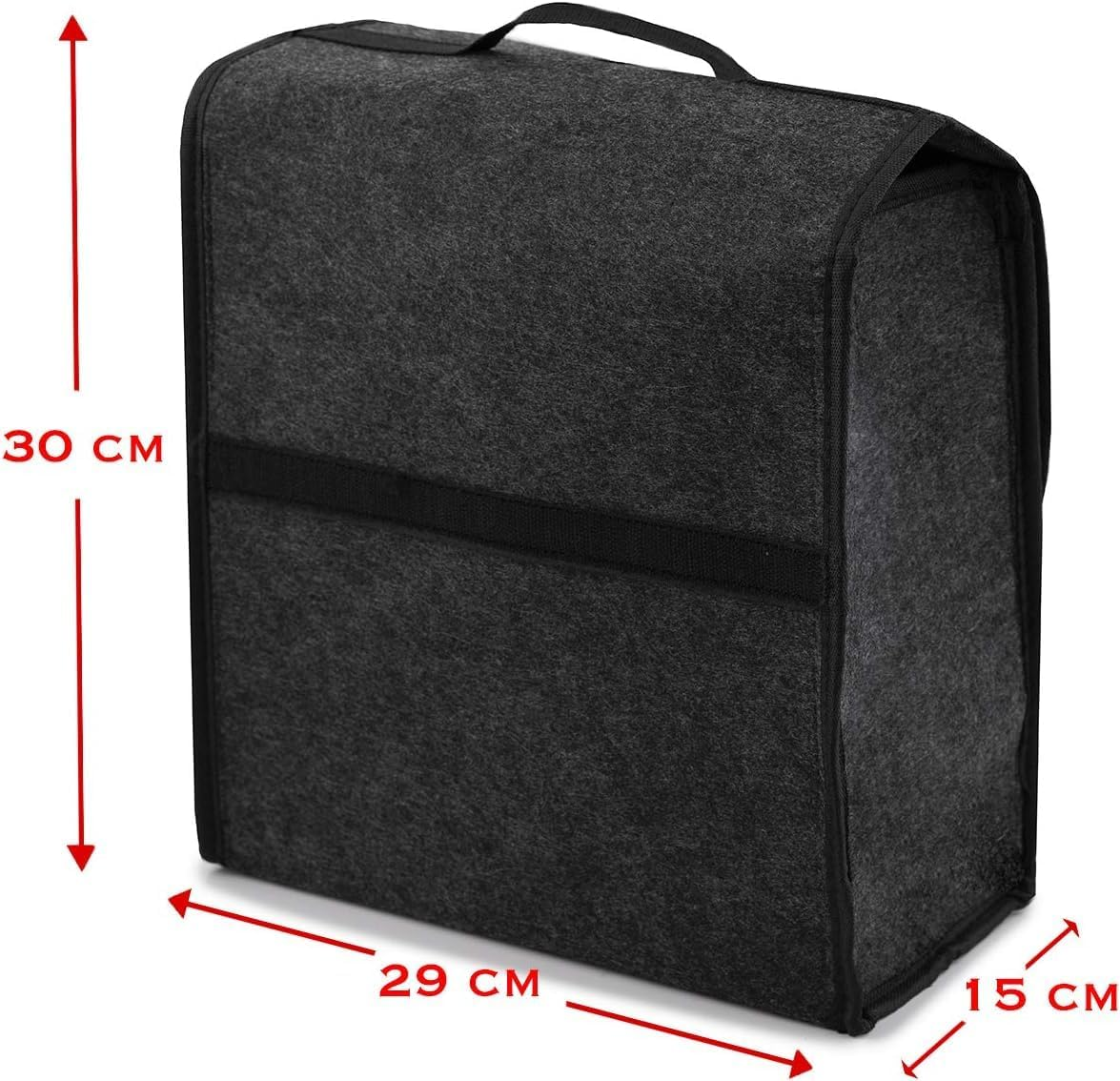 Durable Anti-Slip Car Boot Organiser Storage Bag with 3 Large Pockets for Tidy Vehicle Storage and Travel - Tisuff image number 1