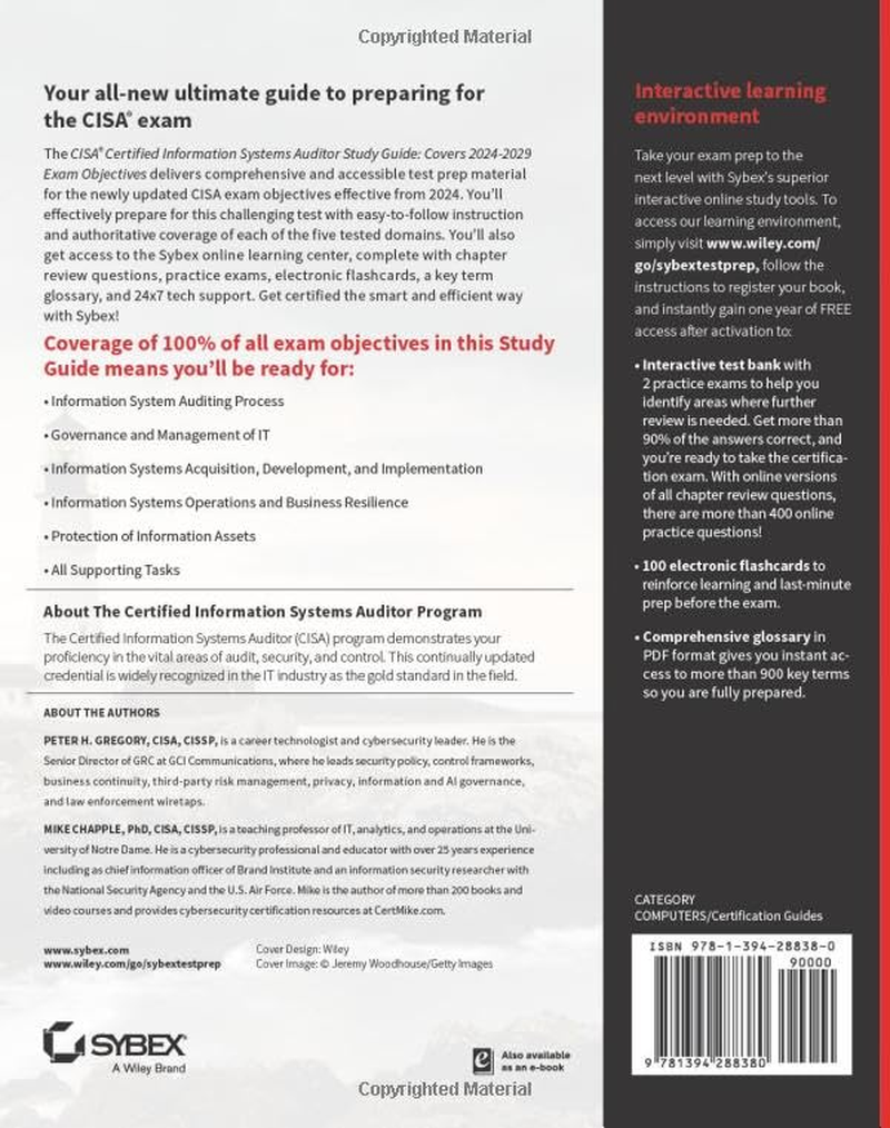 CISA Certified Information Systems Auditor Study Guide: Covers 2024 - 2029 Exam Objectives image number 1