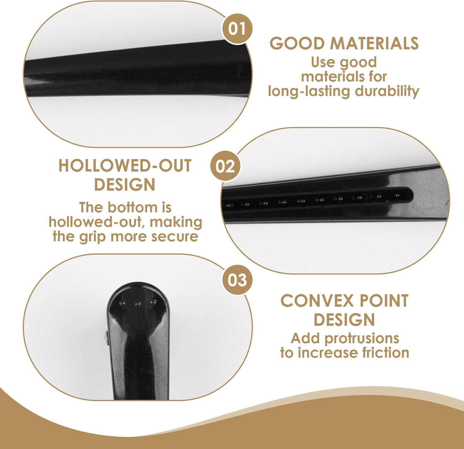 12 Pcs Alligator Hair Clips, Duck Billed Clip for Styling Sectioning 4" Size Frosted Material, No Crease Design for Easy Styling and Sectioning with Silicone Band(Black) image number 5