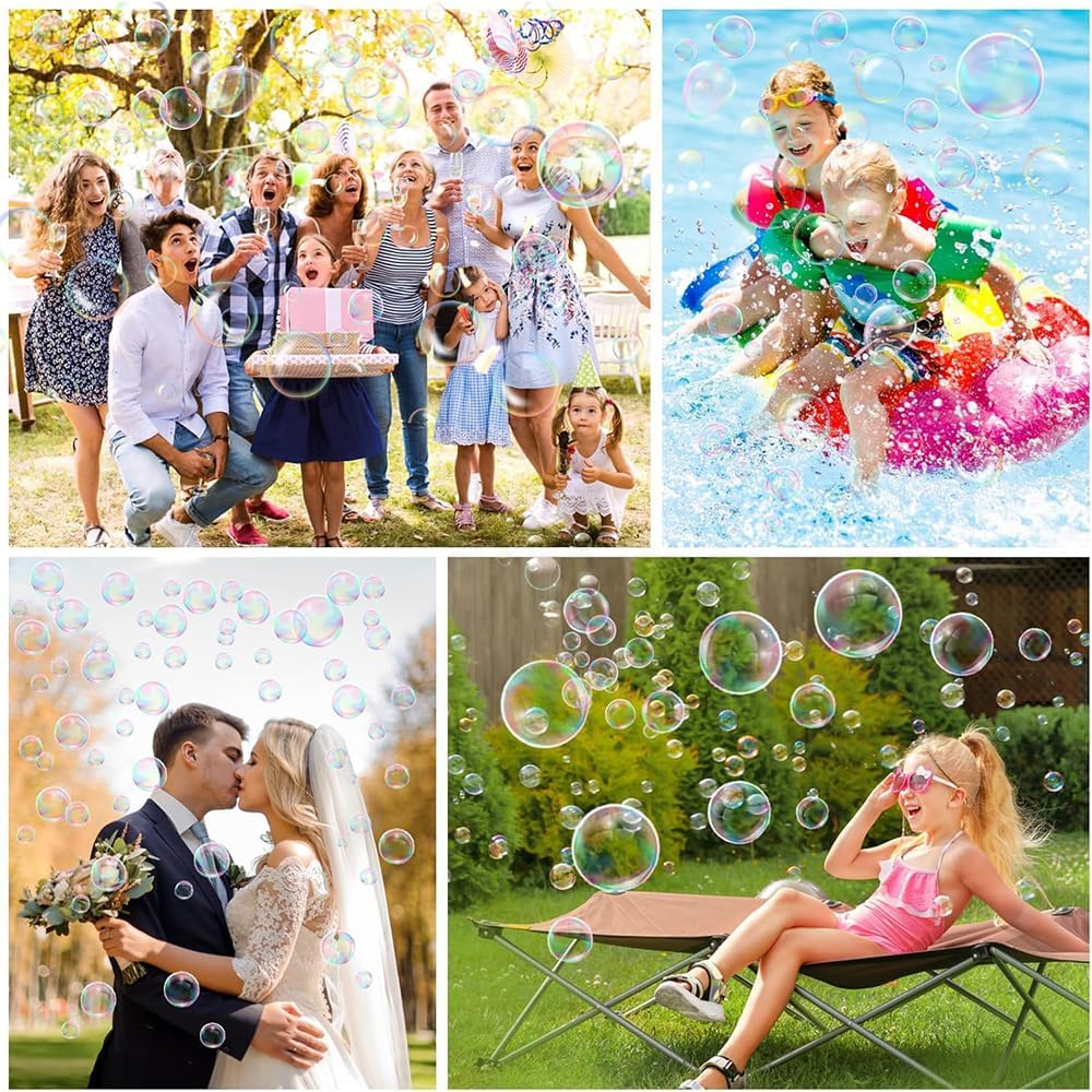 Bubble Machine with Lights for Outdoor, 119Cm Tall 3 Height Adjustable Bubble Blower with Lights Rechargeable Bubble Maker for Patio, Garden, Playground image number 4