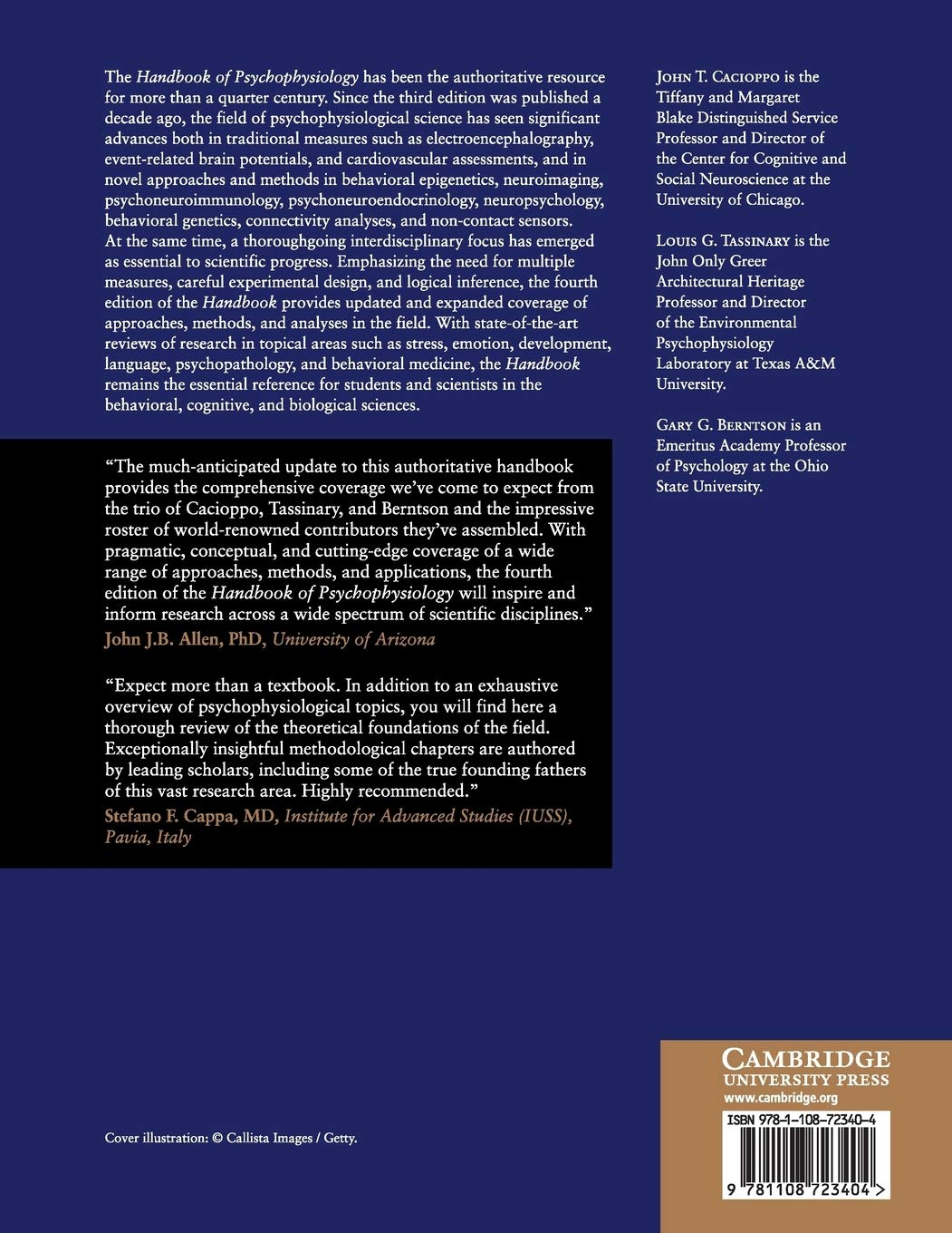 Handbook of Psychophysiology