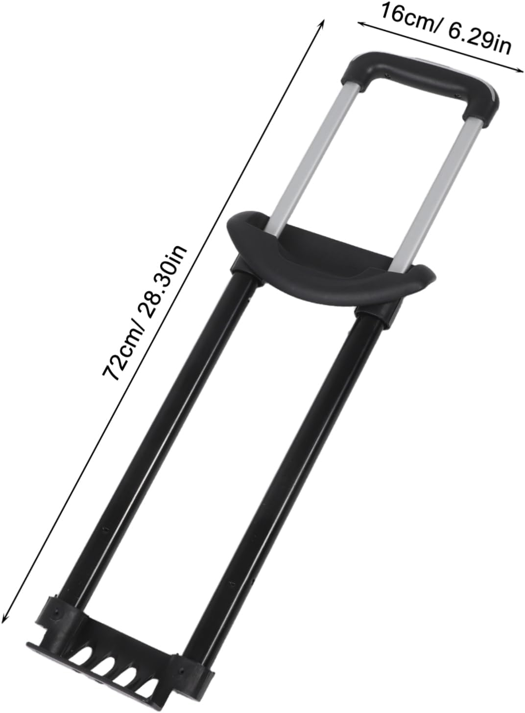 Uonlytech Luggage Telescopic Handle Replacement Portable Aluminum Grip for Traveling Suitcases Luggage Handle Extender image number 3