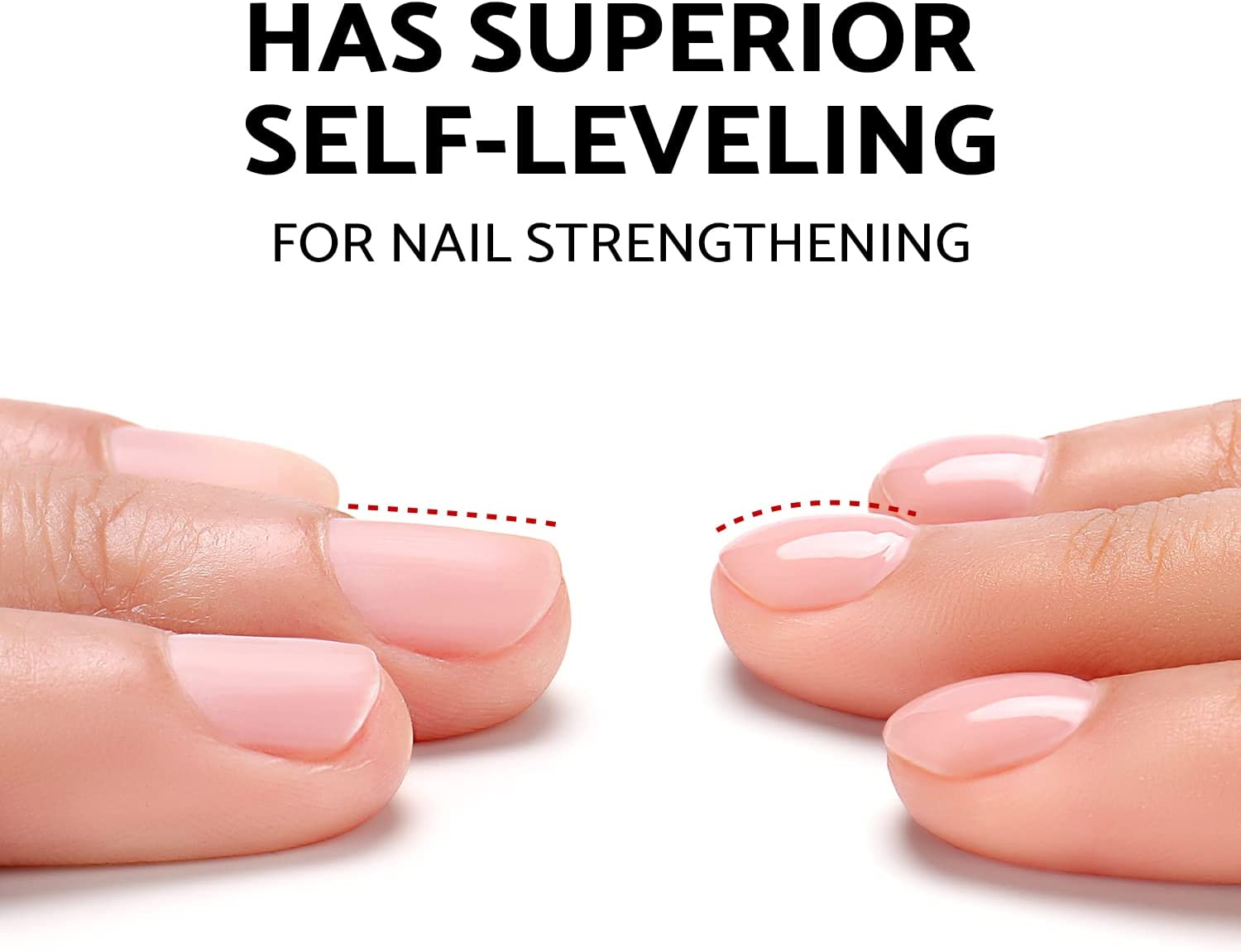 ALMEILI Rubber Base Color Gel for Nail, Soak off UV LED Gel Nail Polish, Correcting Coating with Enhanced Adhesion (430) 10Ml image number 6