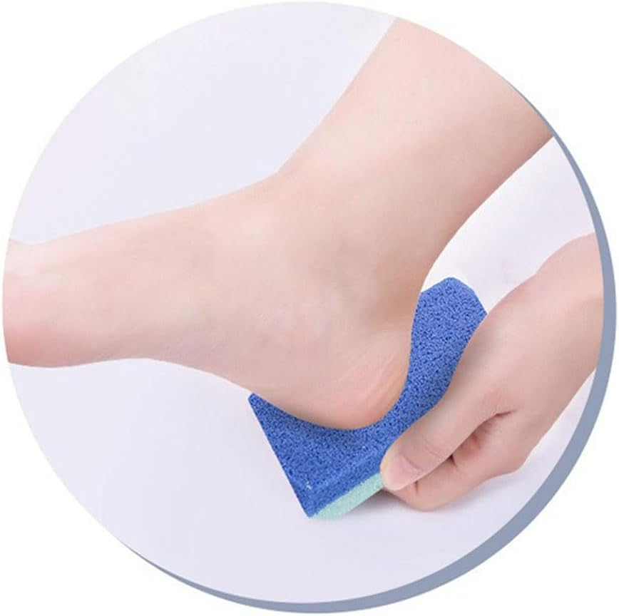 6PCS Double Sided Foot Files Foot Feet Callus and Dead Skins Remover Scrubber Pedicure Exfoliator Blocks Professional Pedicure Salon Exfoliator Tool (Blue，Purple, 12 * 5 * 2.5CM) image number 2