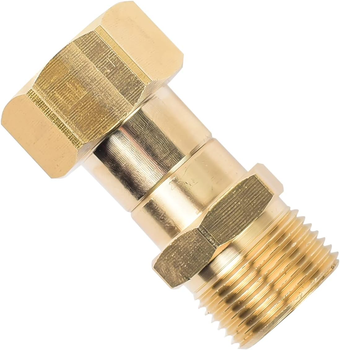 Pressure Washer Swivel Adapter (M22-15 Male to M22 Female)