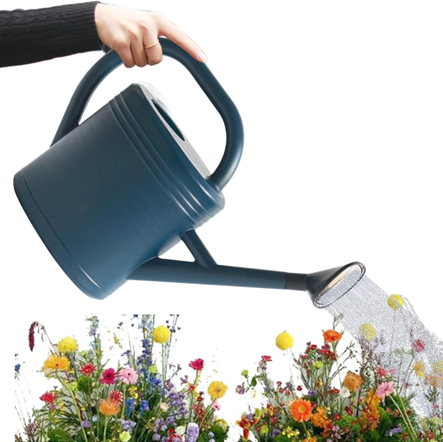 Watering Can Indoor Plants | 3L Long Spout Portable Home Supplies | Plant Watering Can | for Outdoor House Christmas Patio Porch Lawn Landscaping Backyard Courtyard Park
