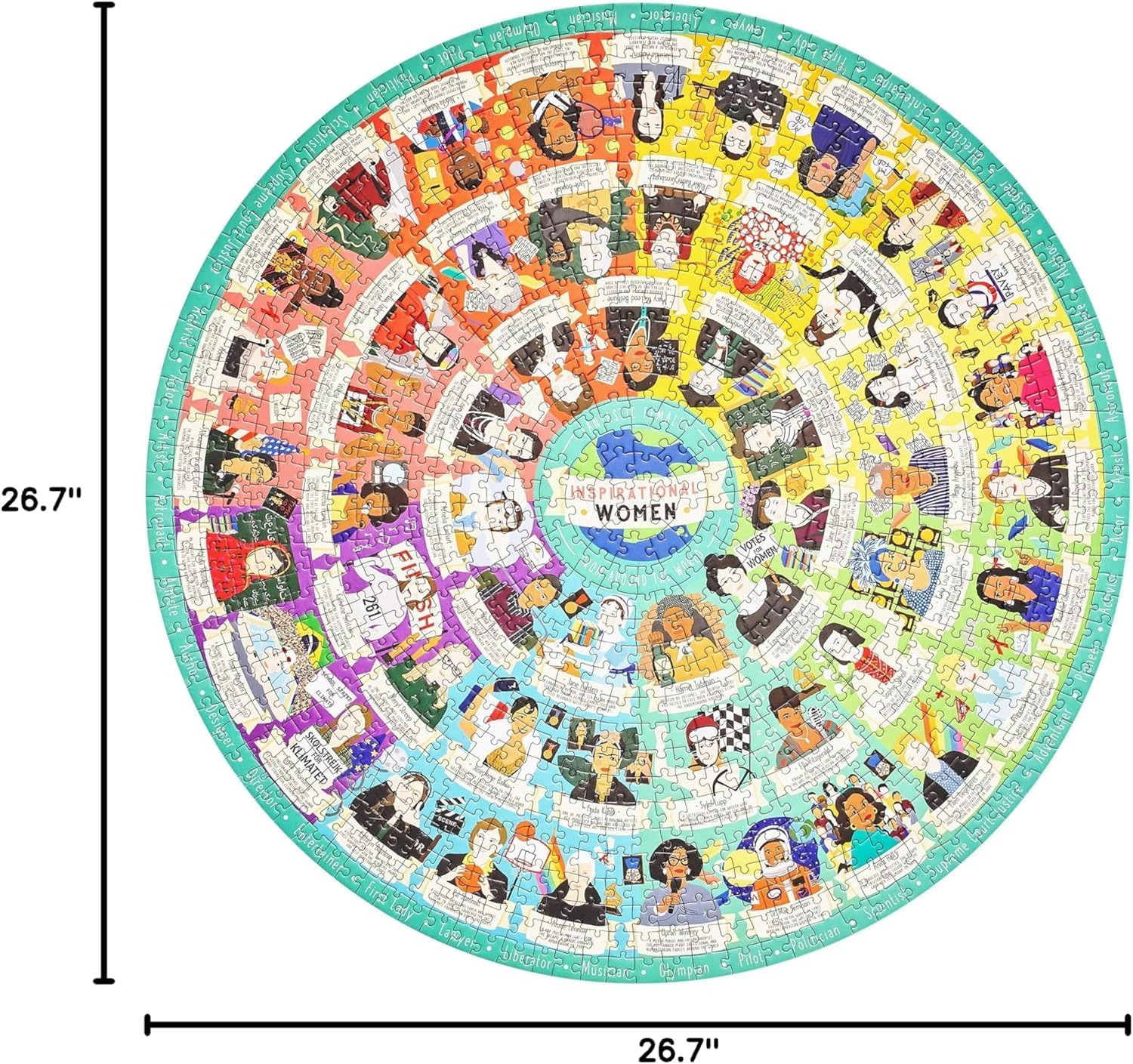 Inspirational Women 1000 Piece Jigsaw Puzzle image number 1