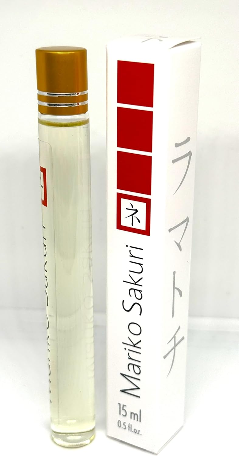 Mariko Sakuri Japanese Roll-On Perfume for Women &ndash; Luxury Asian Fragrance with Jasmine, Patchouli, Bergamot & Oakmoss &ndash; Elegant, Spicy, Sensual Scent &ndash; Inspired by Eastern Sophistication 15Ml image number 3