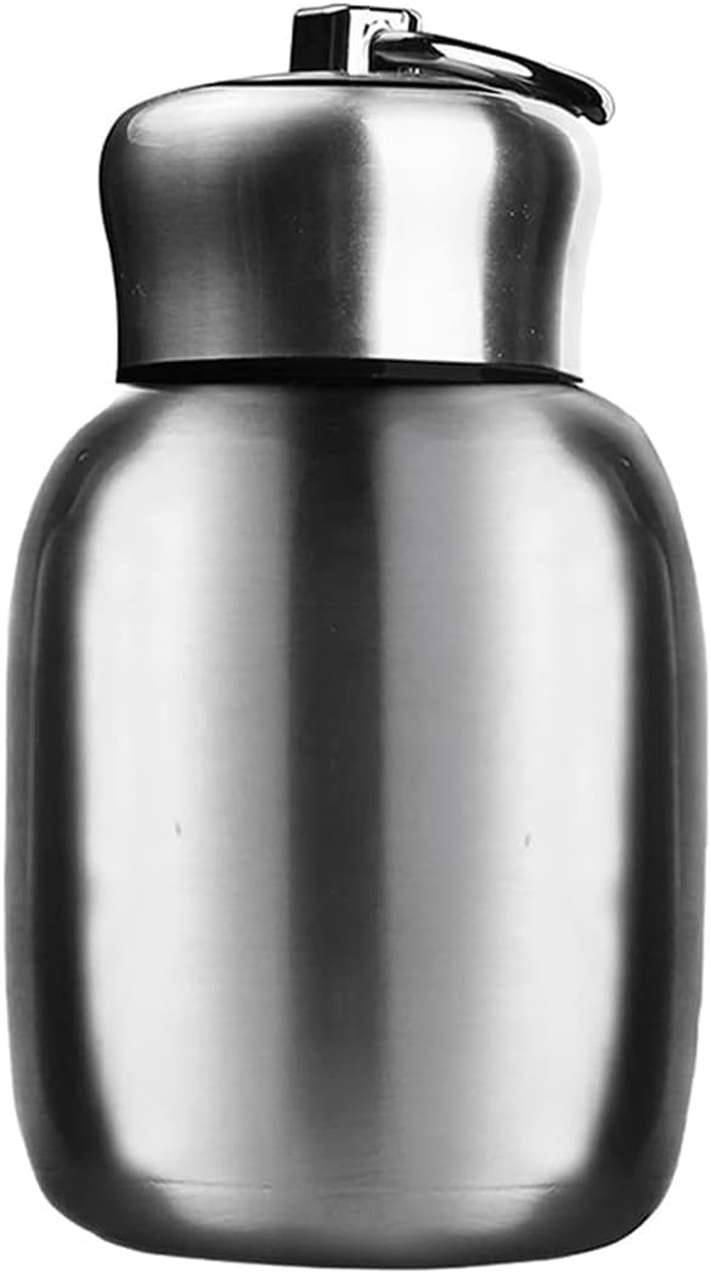 7Oz/200Ml Small Mini Vacuum Insulated Water Bottle Portable Leakproof Travel Mug Stainless Steel Cold and Hot Thermal Flask for Kids Children Women School Office Lunch Coffee Milk Tea (Teal)