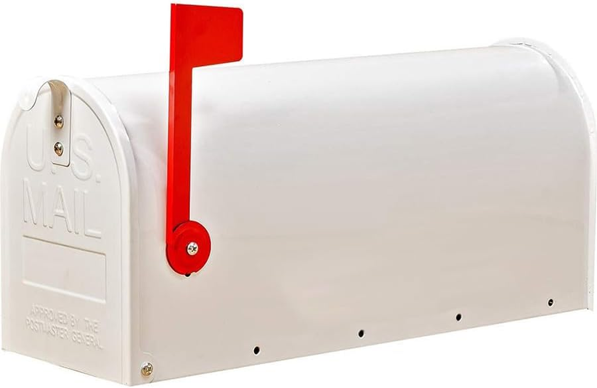 Letterbox Mailbox White US Style Vintage American Mail Letter Box
