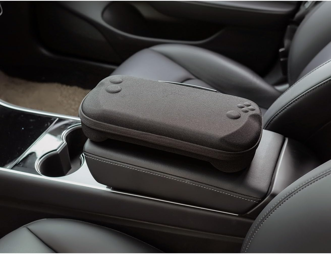 Digi-Tatoo 【Carry Case+Screen Protector】 Large Carrying Case Compatible with 2025 Lenovo Legion Go S 8" & Accessories, Shockproof Scratch-Proof Travel-Friendly Protective Hard Shell Suitcase - Black - White-2025 Legion Go S image number 6