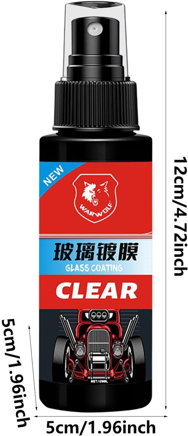 Car Paint Ceramic Coating,Quick Coat Ceramic Coating Spray - Ceramic Coating Fortify Waterless Wash & Wax Hydrophobic Top Coat Polish & Paint Sealant Protection image number 1