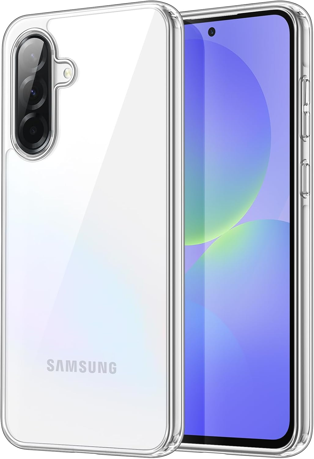 Jetech Case for Samsung Galaxy A36 5G, Non-Yellowing Shockproof Bumper Protective Phone Cover, Anti-Scratch Hard PC Back (Clear) image number 1