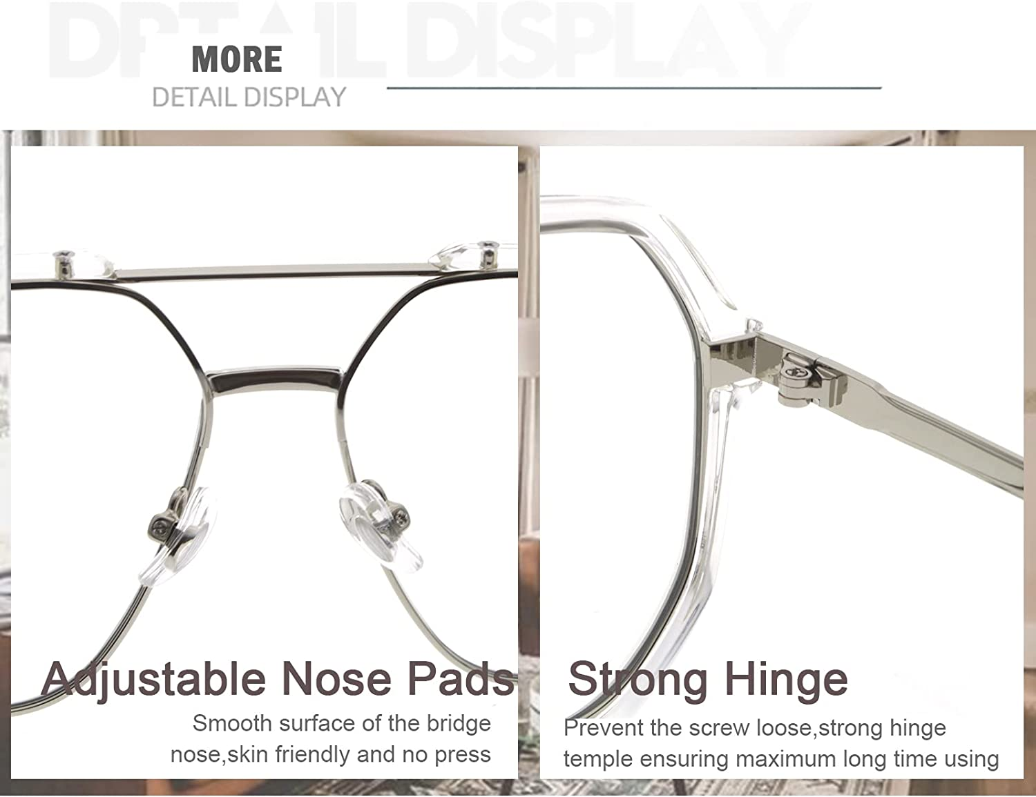 Blue Light Blocking Eyeglasses Women Men Square anti Glare UV Filter Computer Gaming Glasses Eyeglasses image number 1