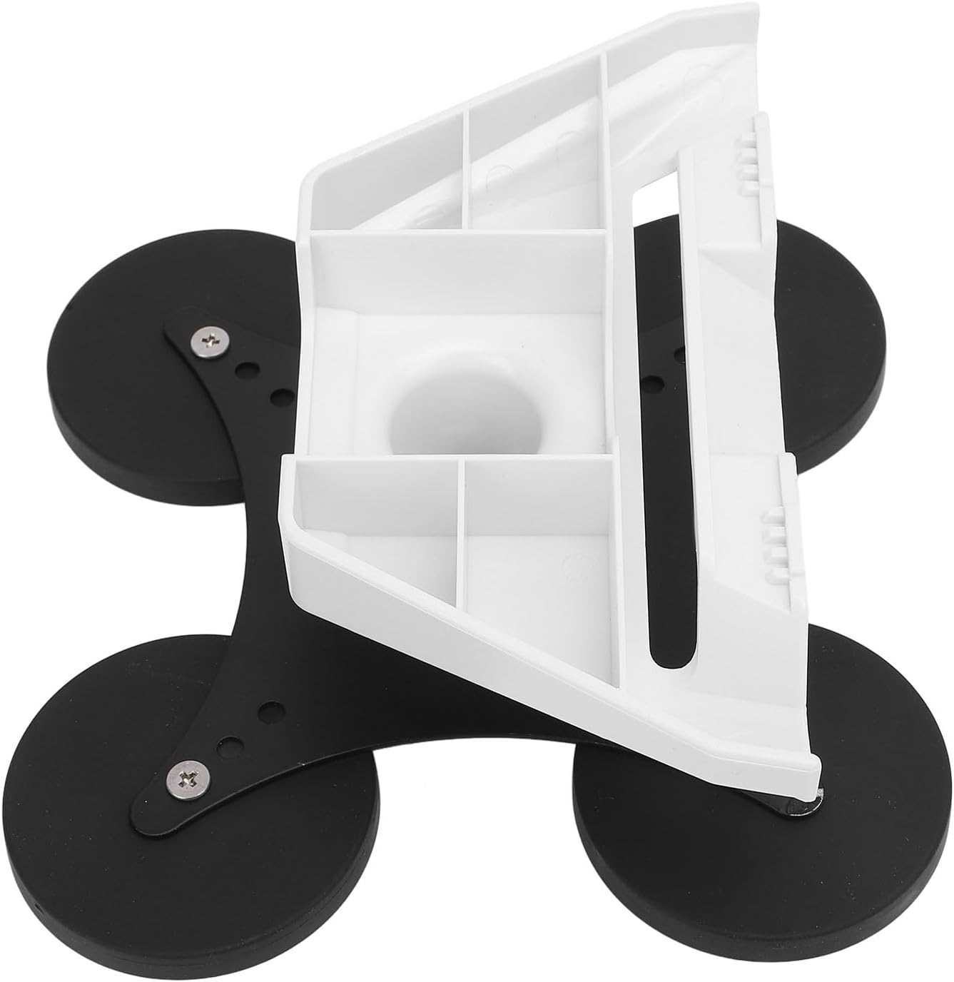 Mini Roof Mount, Mini Mounting Kit, Magnetic Mount Bracket with Pipe Adapter and Screw Nut for RV Car Roof, Stainless Steel for Internet Satellite image number 2