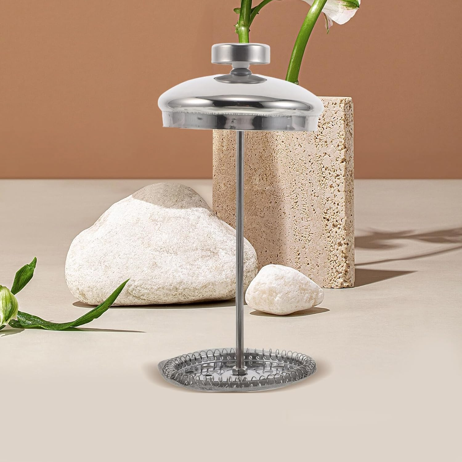 VICASKY Stainless Steel Coffee Press Tea Filter Replacement Mesh Screen Brewing Screen and Tea Accessories image number 2