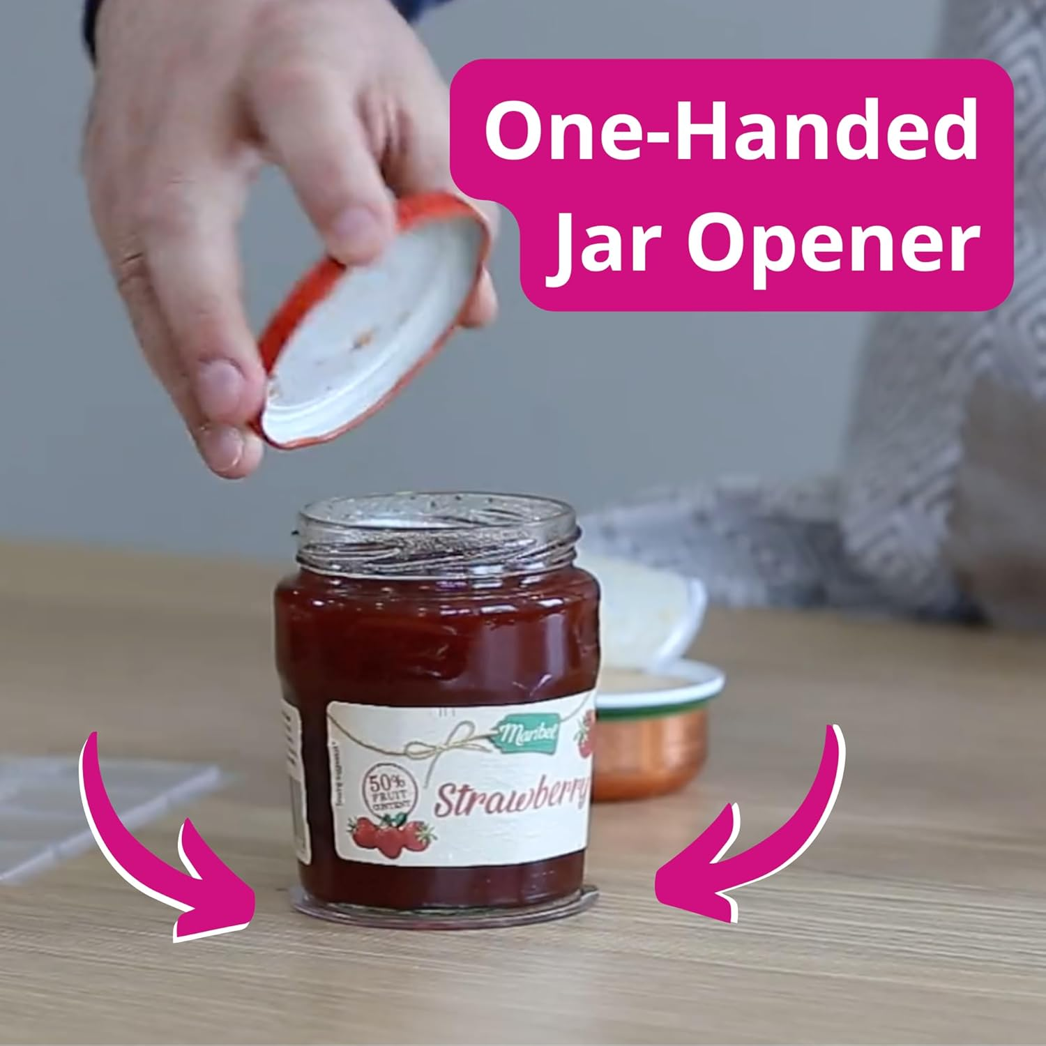 One-Handed Gadget to Secure Any Item, Open Jars & Bottles, Mix Food in a Bowl. Adaptive Equipment for One Hand&mdash;Great Gift Idea for Those with Weak or Injured Hands and Stroke Recovery. 3Pcs X 3.14"
