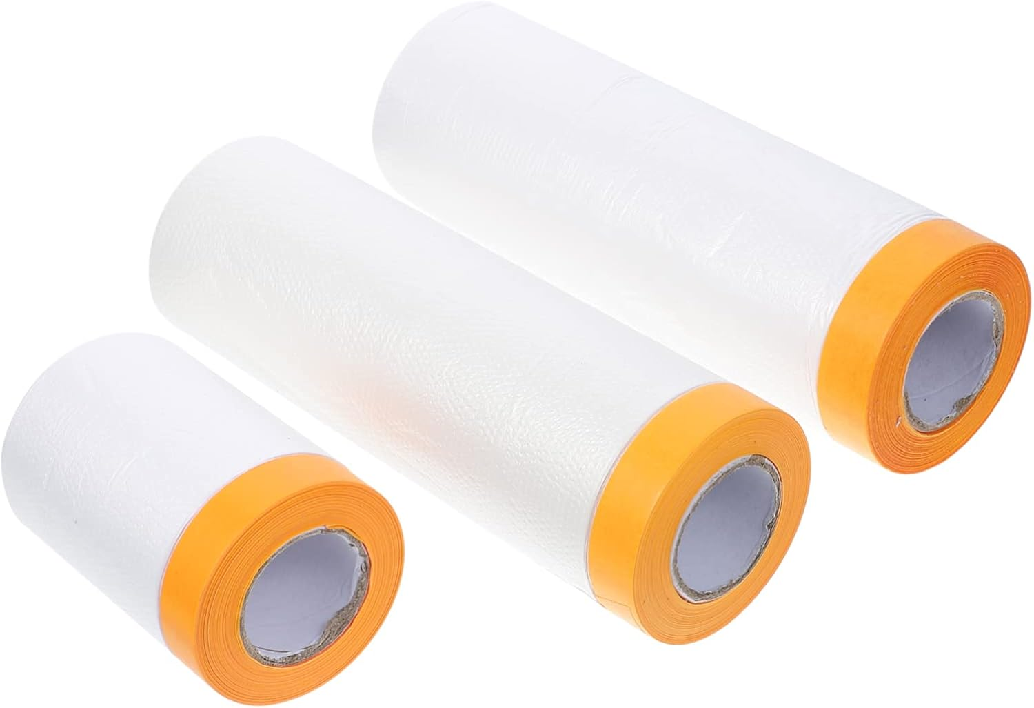 WOONEKY 3 Rolls Auto Masking Paper 20 Meters Each Multipurpose Masking Film for Car Painting and Furniture Renovation 55Cm 110Cm 150Cm Width for Automotive and Painting Use image number 6
