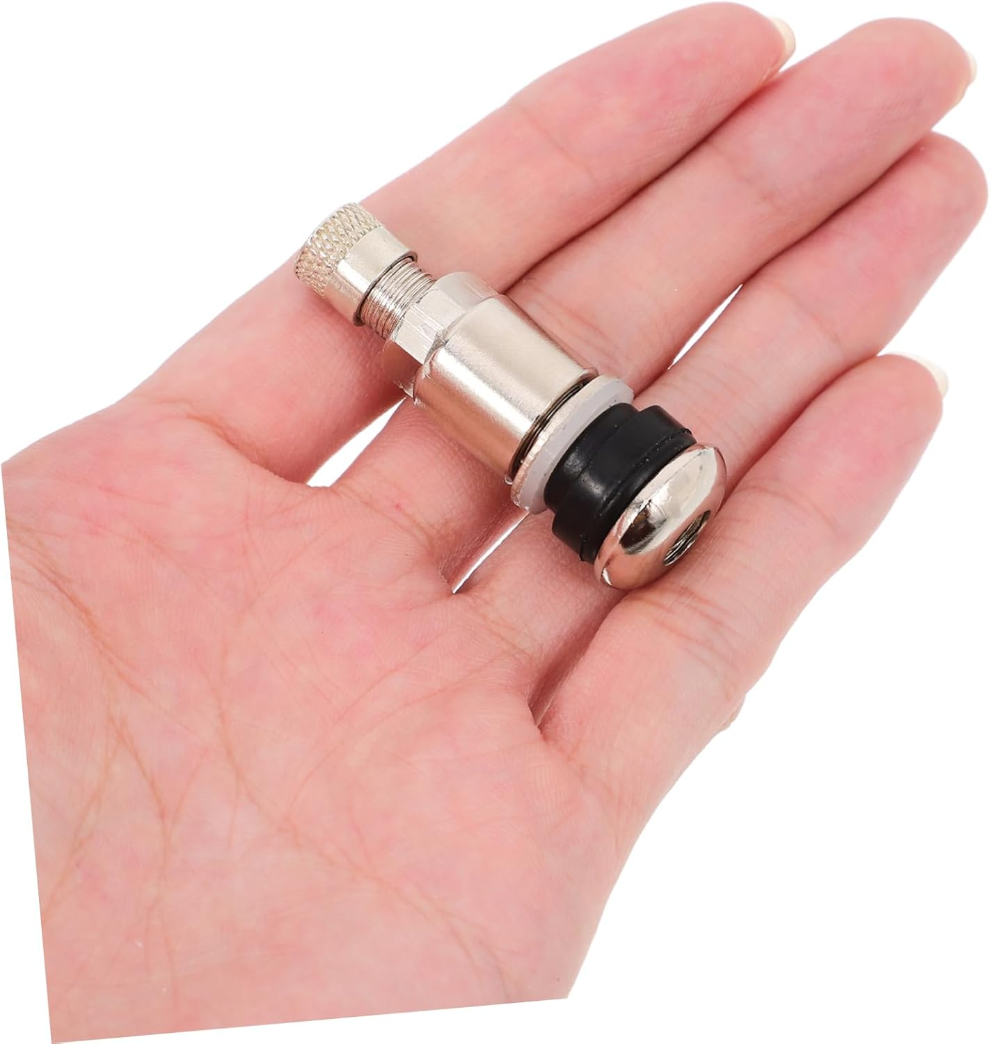 VALICLUD 10Pcs Bolt-In Metal Valve Stems for Car and Wheel Tire Tubeless Valves Compatible with Motorbike Accessories for Automotive Use image number 1