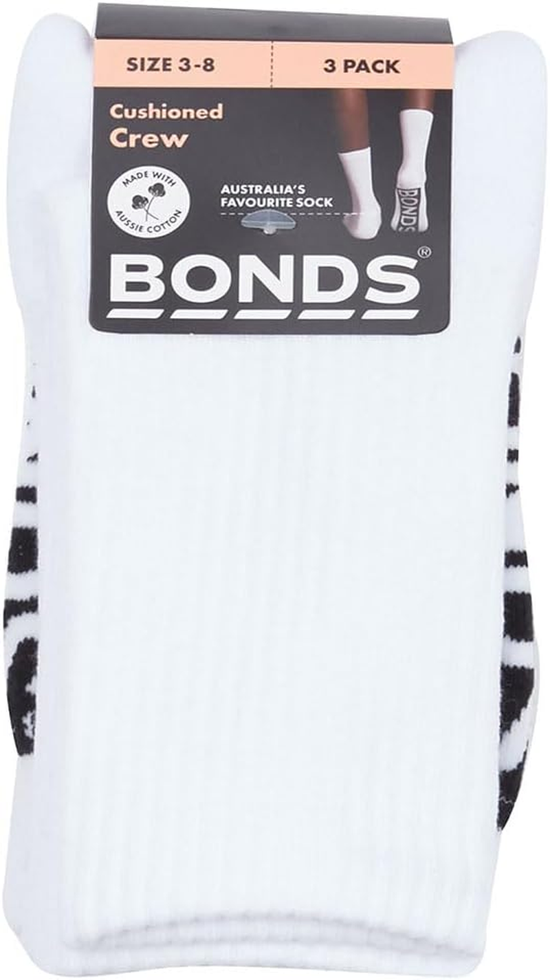 Bonds Women'S Logo Cushioned Crew Socks image number 2
