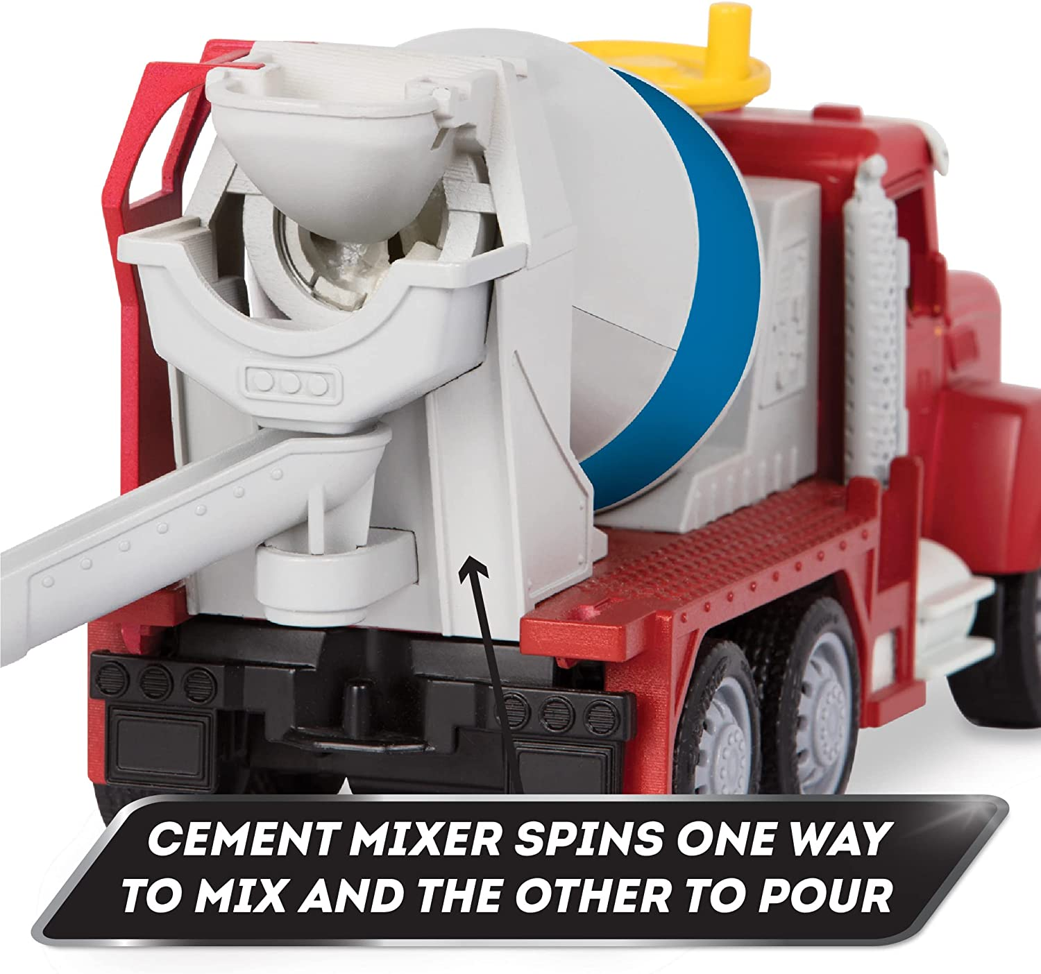 Driven WH1014Z Micro Cement Mixer Truck Toy image number 2