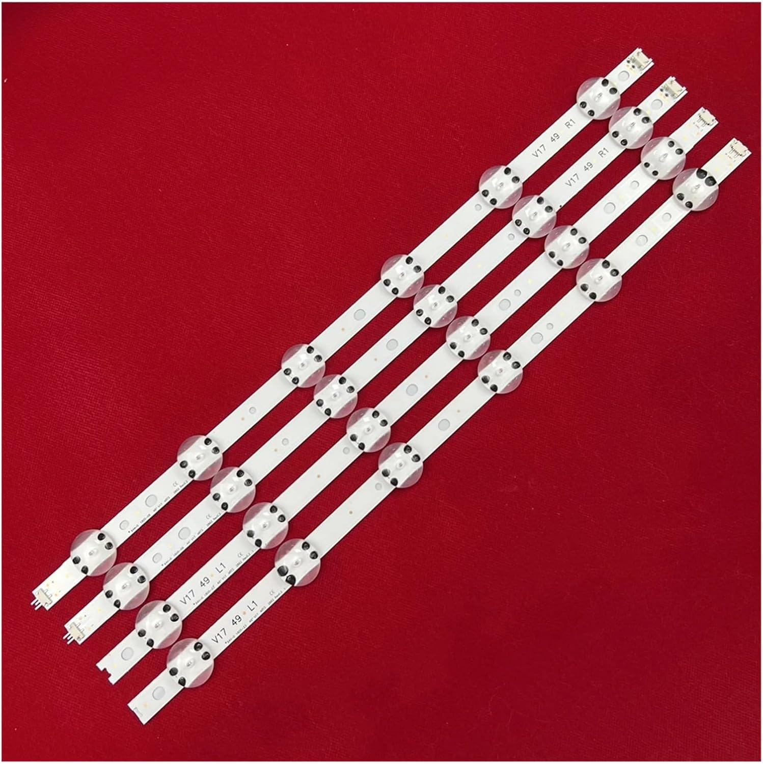 5Set=20Pcs LED Backlight Strip for L-G 49UV340C 49UJ6525 49UJ6585 49UJ6565 49UJ651V 49UJ670V 49UJ701V V17 49 R1 L1 ART3 2862 2863 image number 2