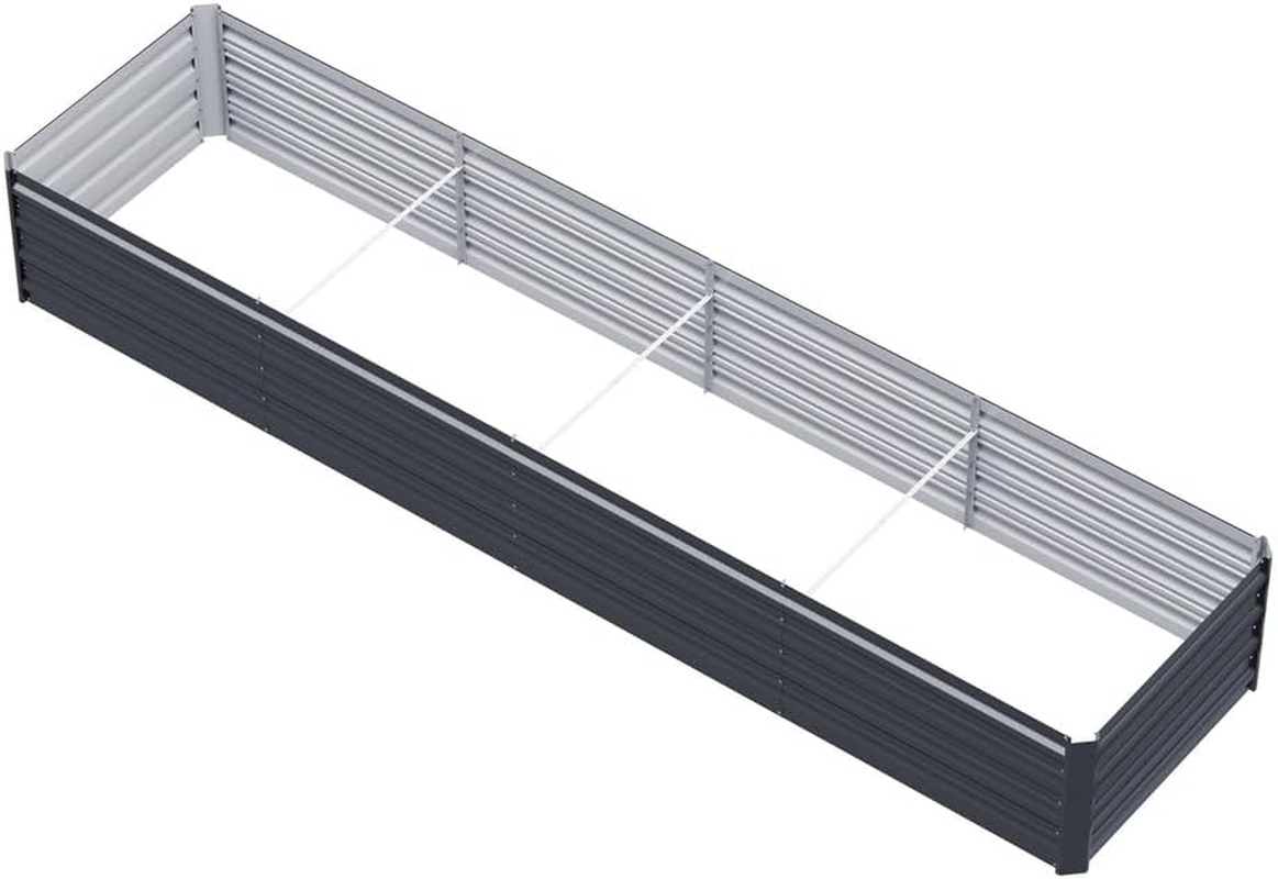 Green Fingers Garden Bed 320X80X45Cm Planter Box Raised Container Galvanised Herb image number 5