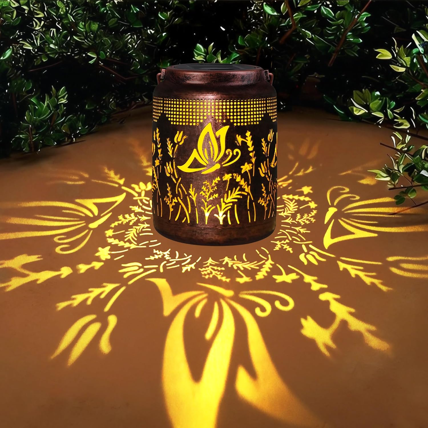 Butterfly Gifts for Women Mum Mother'S Day Solar Lanterns for Outdoors, Hanging Solar Lights for Outdoor Garden, Weatherproof Solar Lights Garden for Balcony, Patios, Table Decoration - Birthday Gifts image number 5