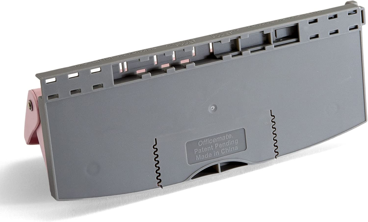 Officemate Adjustable 6-Hole Punch for Planners and Binders, 8 Sheet Capacity, Pink (90161) - Black image number 6