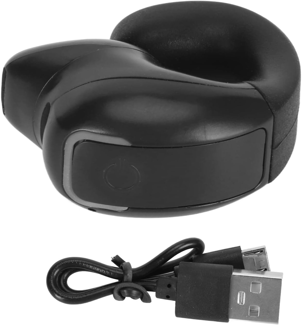 Eosnow Leakproof Wireless Earbud, Ergonomical Design, IPX4 5.3 Single Earpiece with Hifi Stereo Surround Sound, One Control, 13MM Film Loudspeaker (Black)