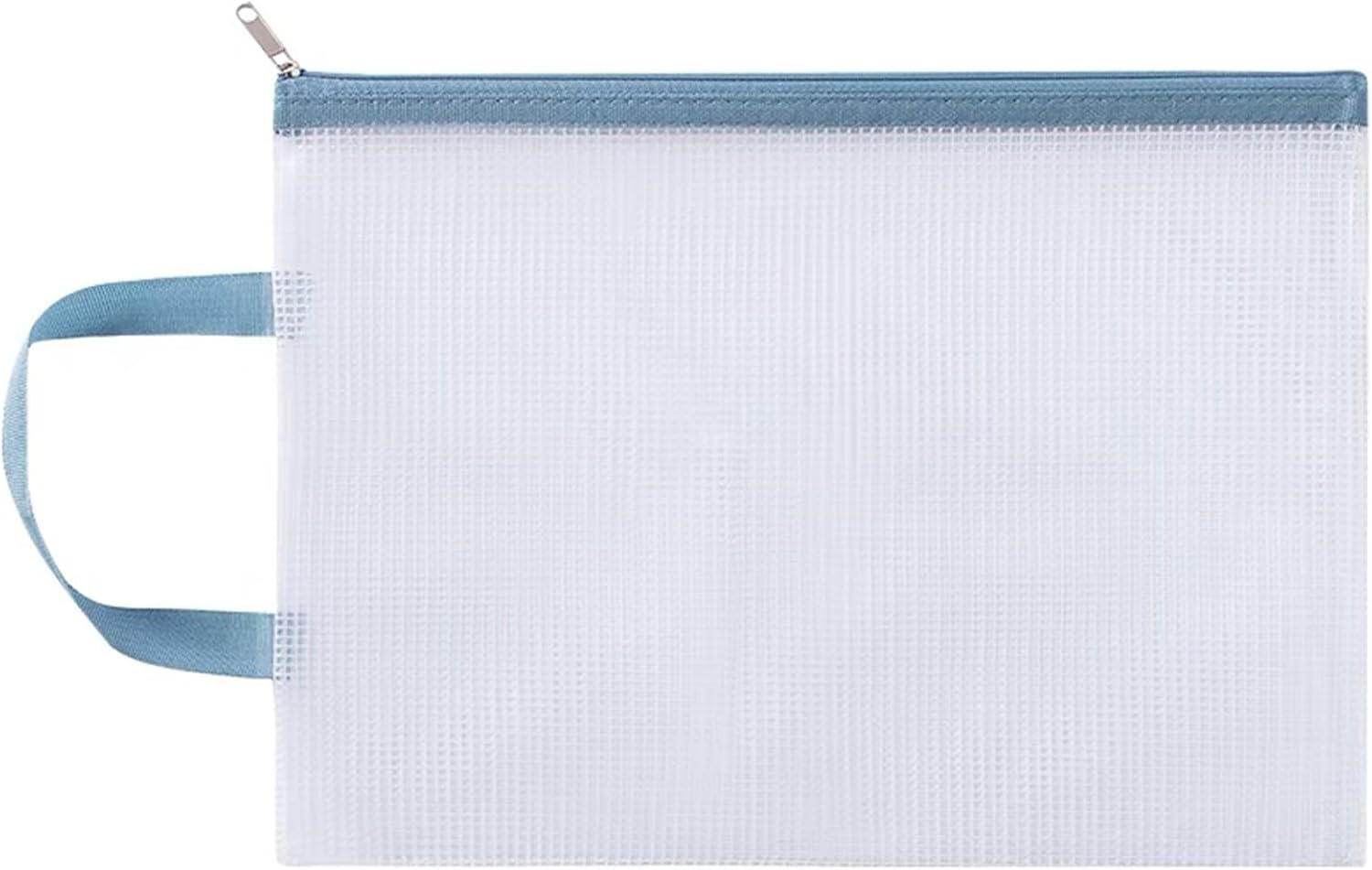 10PCS Mesh Zipper Pouches Bags, A4 Plastic Wallets Folders with Holder, File Document Folders Bags for School Office Travel Supplies, File Jackets & File Pockets, 5 Colors image number 2