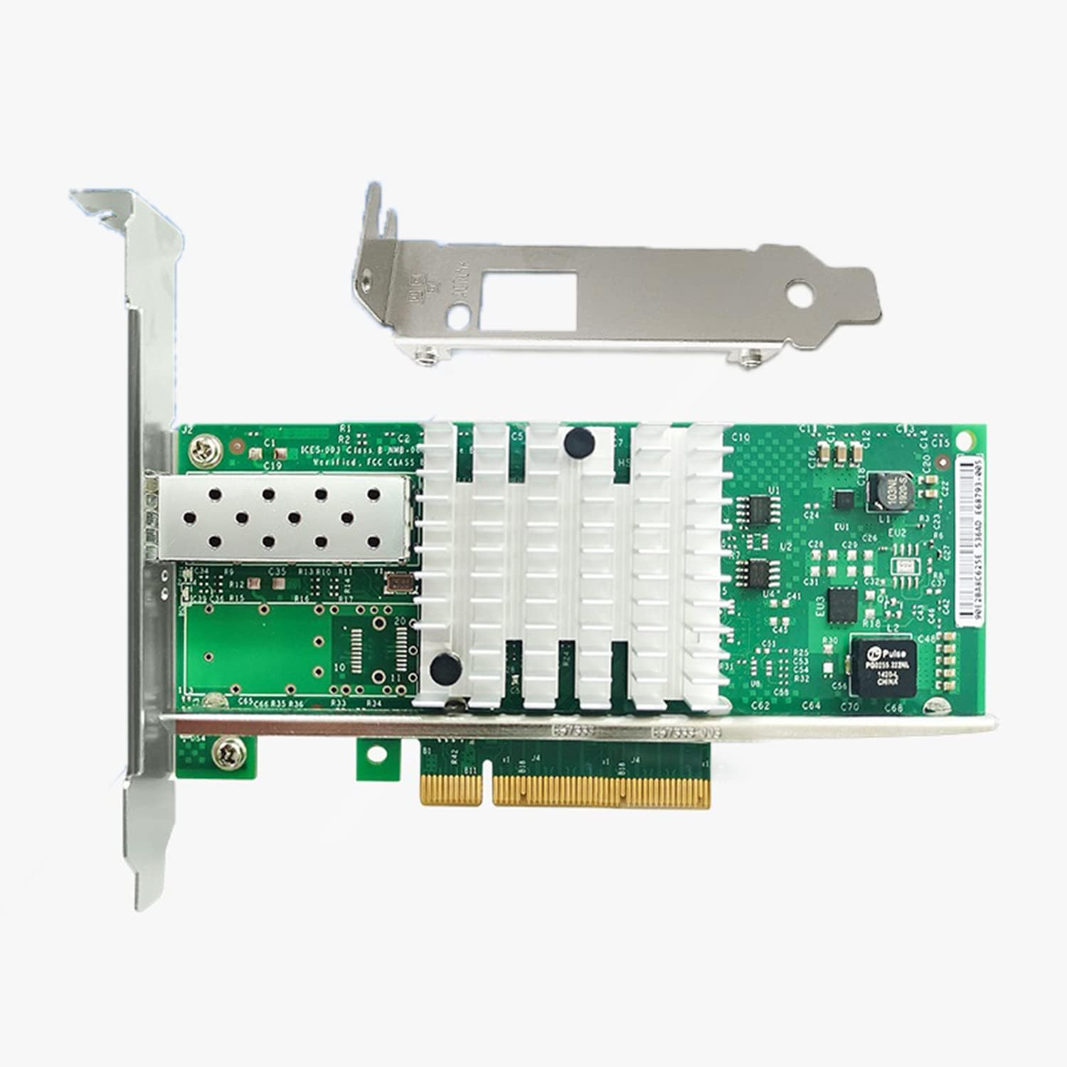 10Gb Ethernet Converged Server 1X SFP+ Port Network Card(Nic) Pciex8 Compatible Intel X520-DA1 82599EN Chip Support Windows 7/8/10/11/Visa,Server/Linux/Vmware - Red image number 4