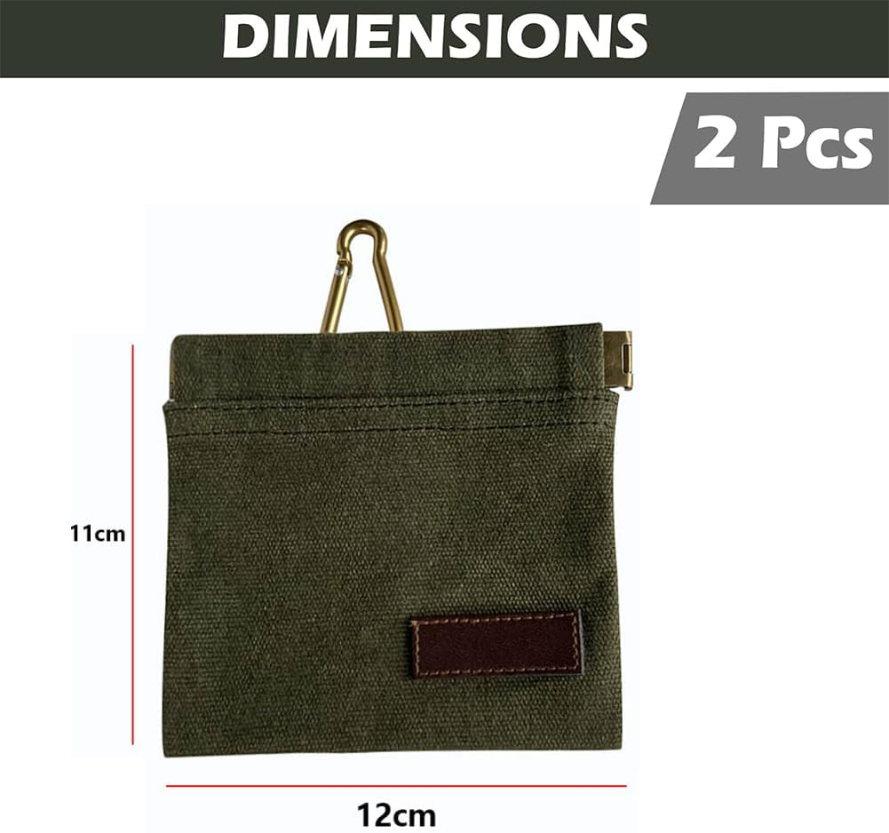 2 Pack Dog Treat Bags, Portable Hand Free Treat Bag for Dog Training, Auto Closing Pet Feed Reward Pocket for Puppy Travel or Outdoor Use image number 5