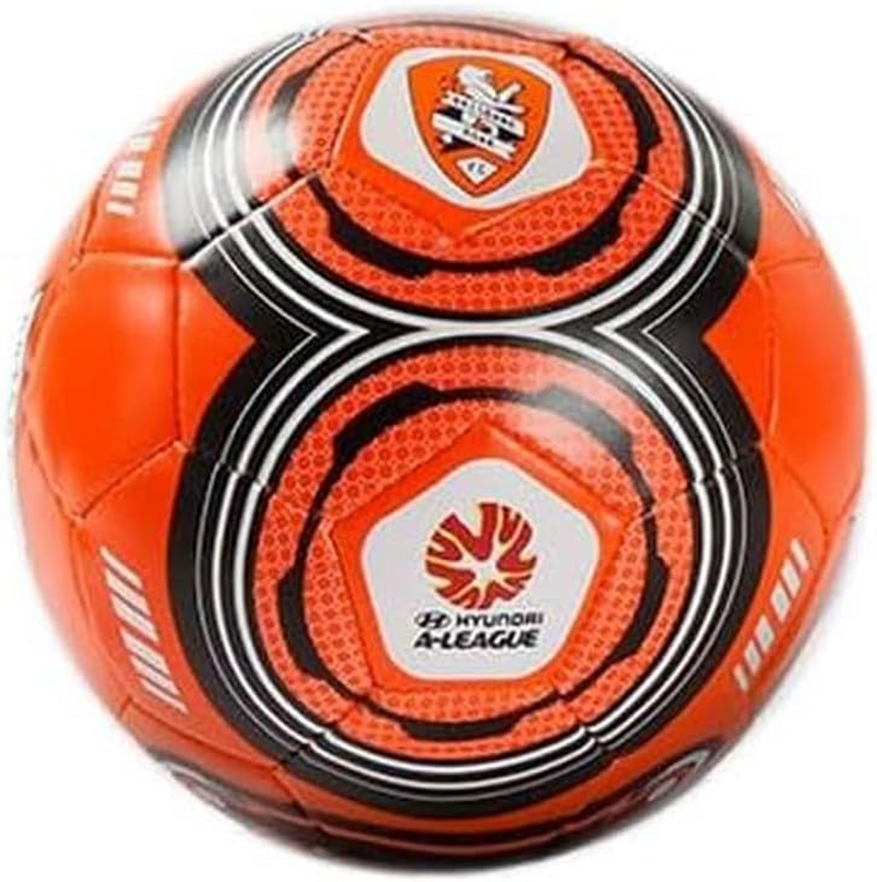 Summit Brisbane Roar Soft Soccer Ball, 5 Inch - Official A-League Mini Ball with Team Design, Soft-Touch Outer and Safe Indoor Use