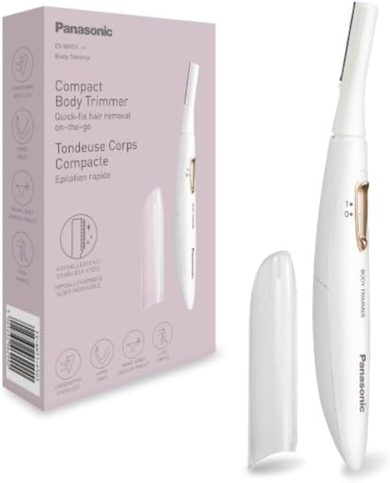 Panasonic Compact Cordless Body and Bikini Trimmer with Flexible Head and Stainless Steel Blades (ES-WR51-P541) image number 2