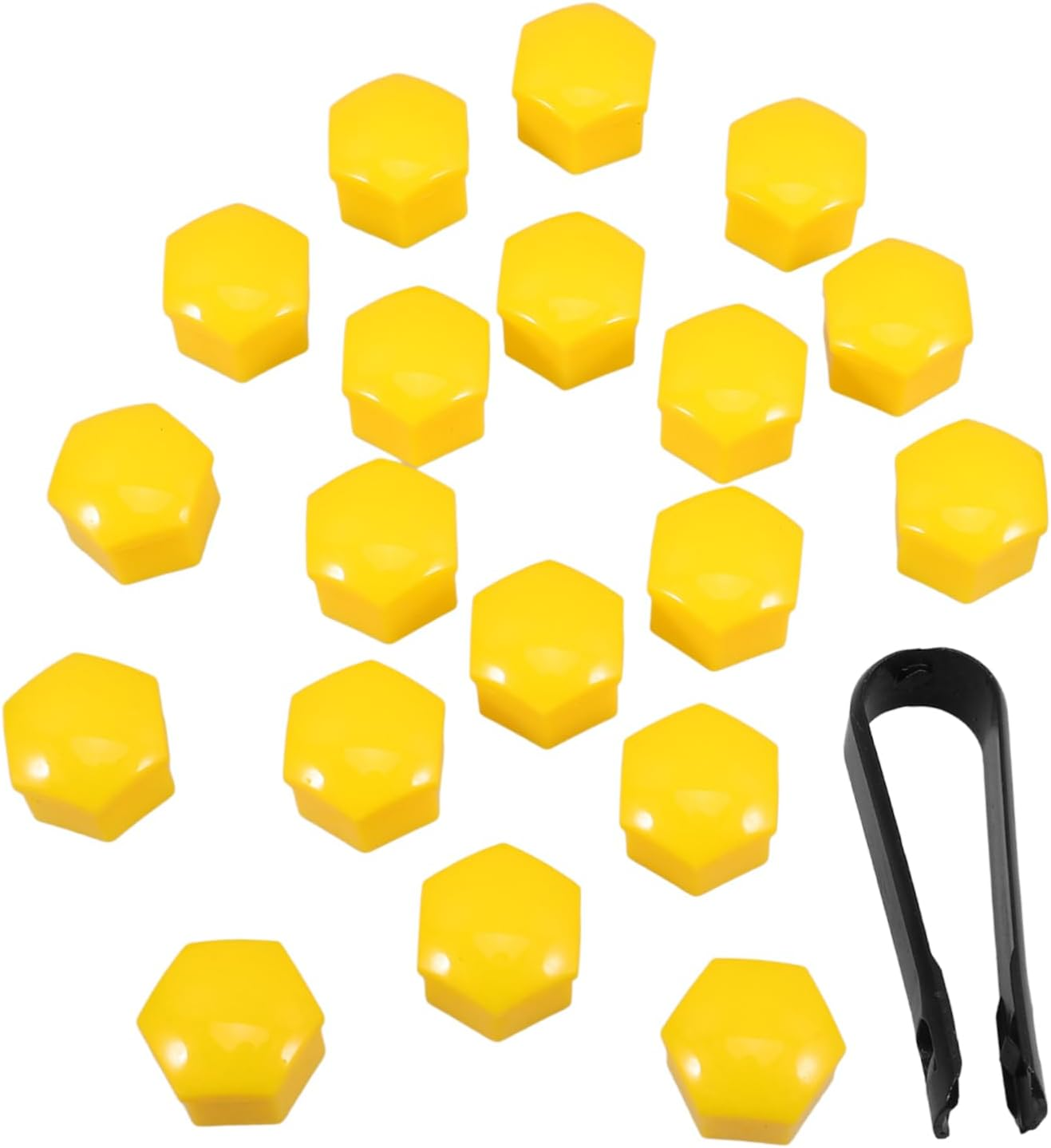 PAMINGONO 40Pcs Automotive Wheel Hub Caps Stylish Vehicle Wheel Center Covers with Clip Durable Rim Caps for Car Modification Attractive Design for Enhanced Appearance image number 4