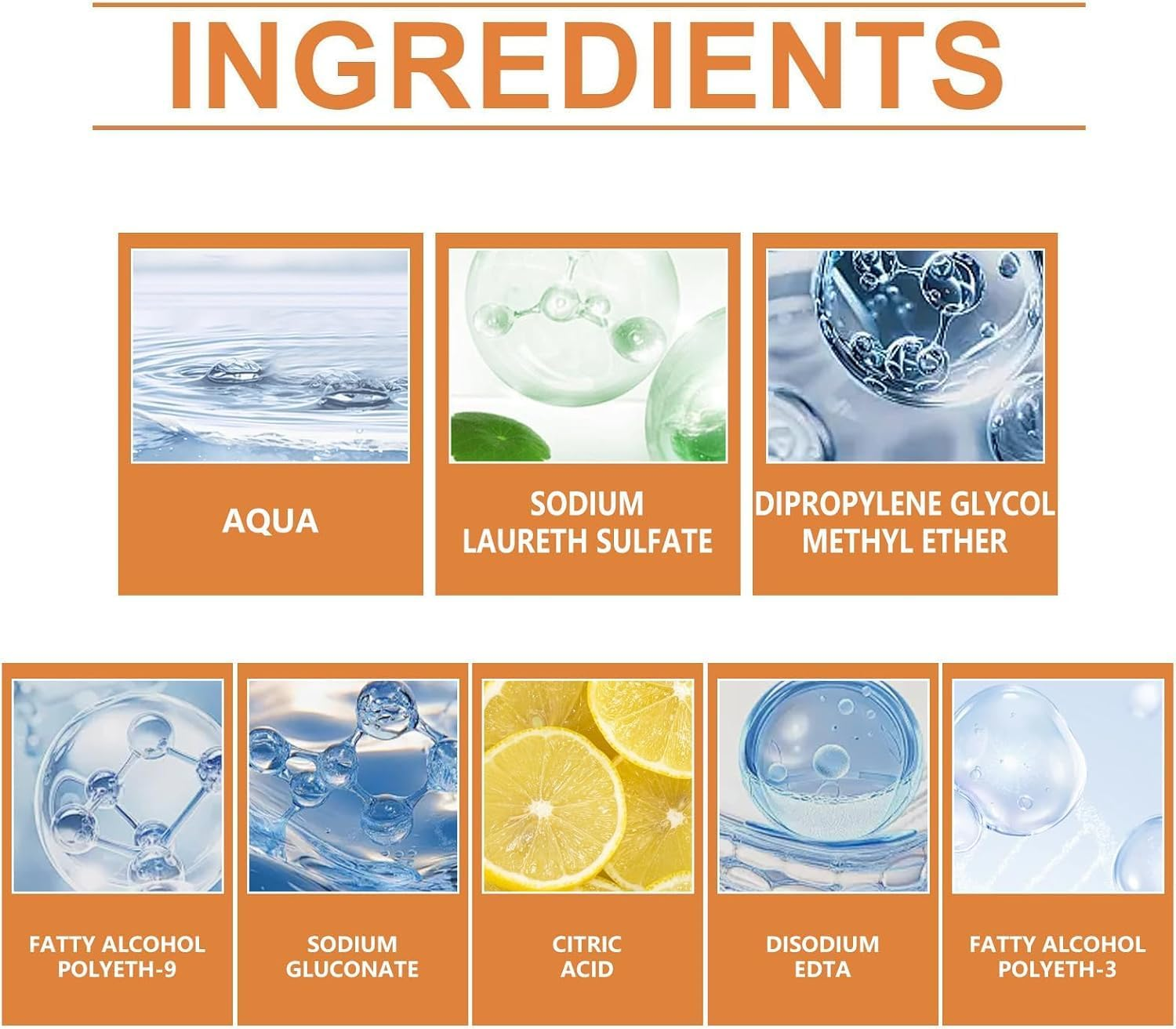 2Pcs Kitchen Degreasing Foam Cleaner,All Purpose Bubble Cleaner Foam Spray,Heavy Duty Degreaser Cleaner Spray,Stubborn Stains Cleaners for Countertops,Ovens,Pots and Pan image number 1