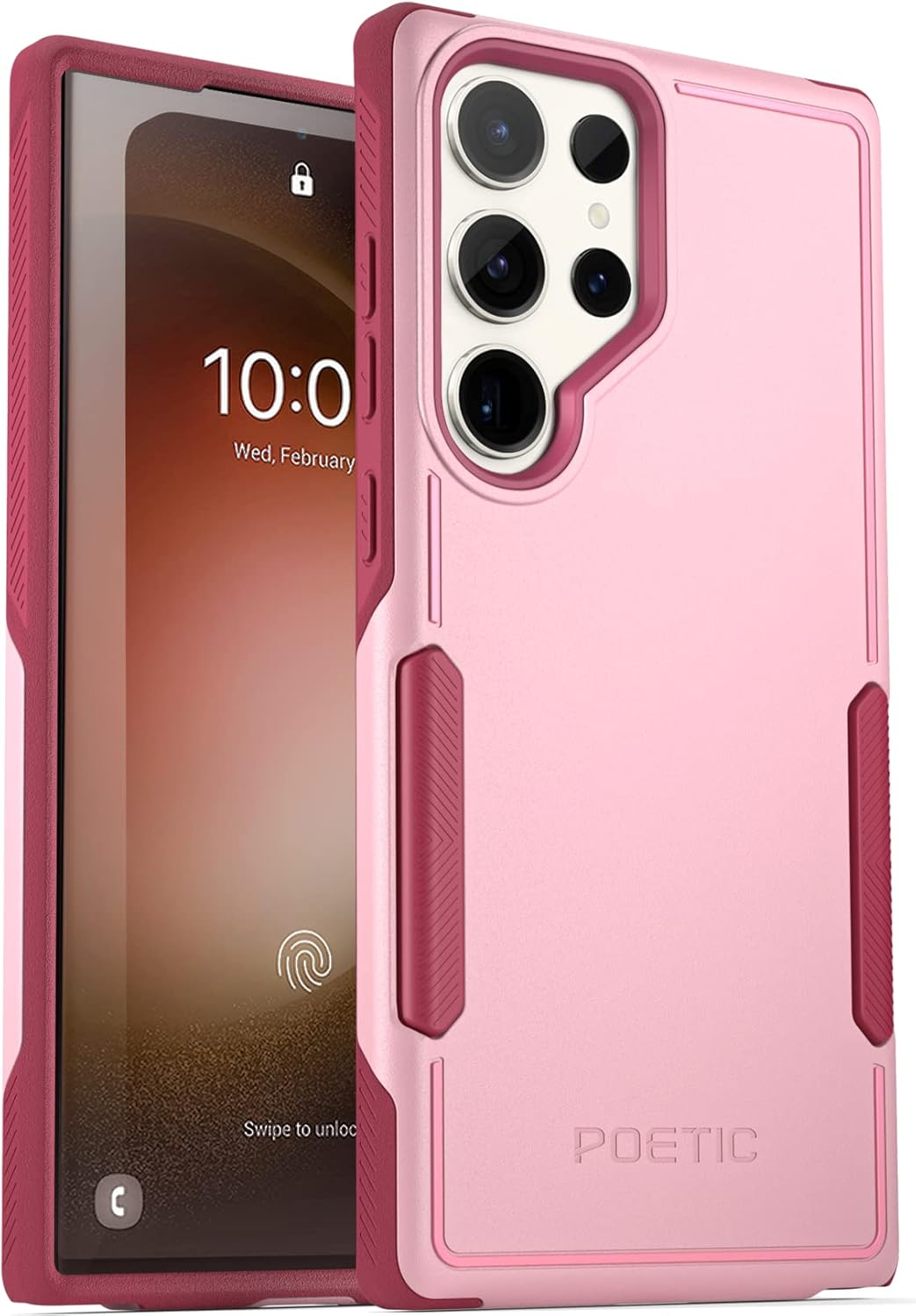 Poetic Neon Dual Layer Case for Galaxy S23 Ultra 5G (6.8") - Slim Shockproof & Water Resistant Cover, Purple